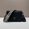 PD1BD314PBK-99　プラダ PRADA 2025年新作 スモール フラップバッグ ショルダーバッグ カーフレザー レディース