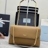 PD1BD371BK-99　プラダ PRADA 2025年新作 フラップバッグ チェーン ショルダーバッグ カーフレザー レディース