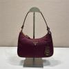 PD1N204MJH-057　プラダ PRADA 2025年新作 スモール ホーボーバッグ トートバッグ 肩掛け ショルダーバッグ Re-Edition レディース