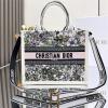 CD1265HYBS-JS　クリスチャンディオール CHRISTIAN DIOR 2025年新作 Book Tote ブック スモール トートバッグ ハンドバッグ レディース