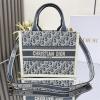 CD1265ZPBL-JS　クリスチャンディオール CHRISTIAN DIOR 2025年新作 Book Tote ブック スモール トートバッグ ハンドバッグ レディース