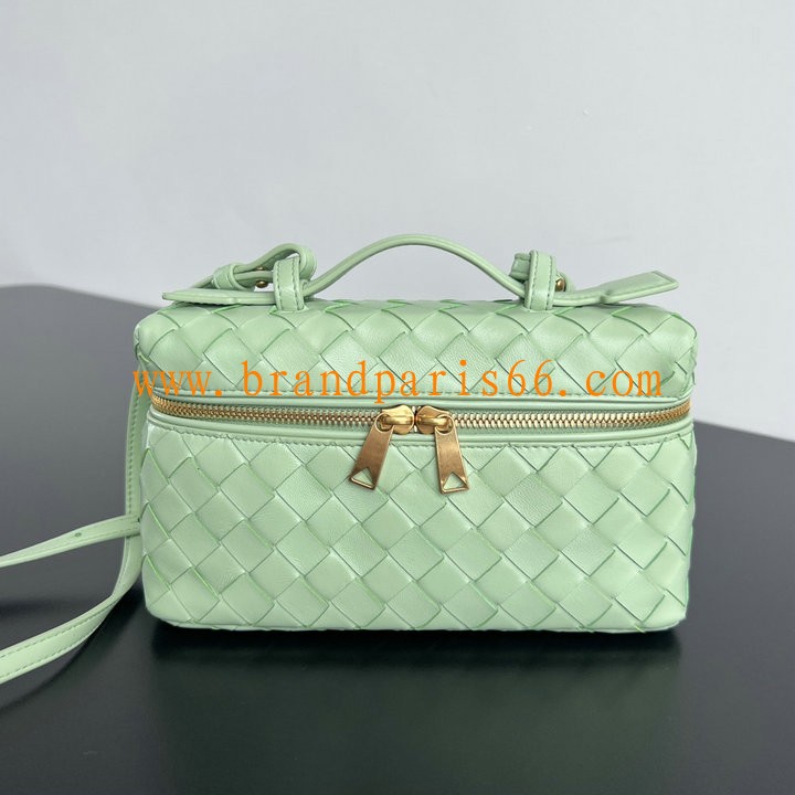 BOV789109JQG-aj　ボッテガヴェネタ BOTTEGAVENETA 2025年新作 バンバン バニティーケース トートバッグ 2way ショルダーバッグ 