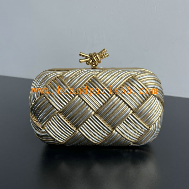 BOV804532PJY-aj　ボッテガヴェネタ BOTTEGAVENETA 2025年新作 ノット ミノディエール 手持ちかばん クラッチバッグ イブニングバッグ