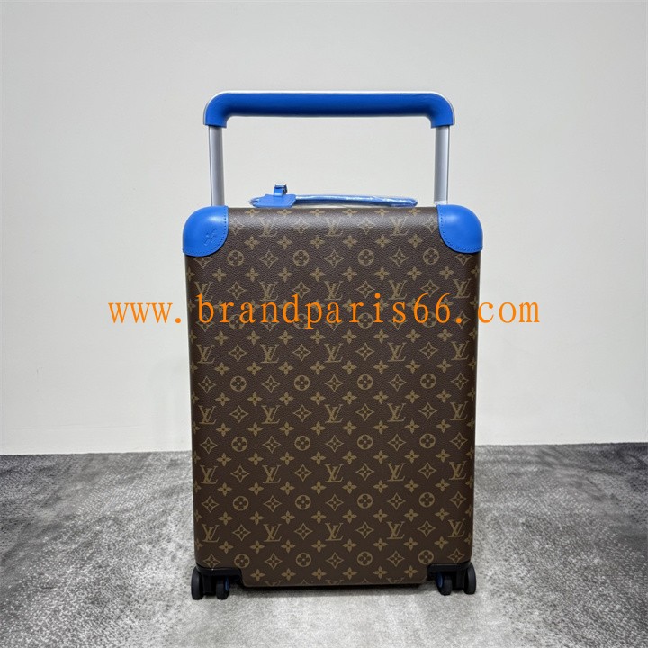 M12608-057　ルイヴィトン LOUISVUITTON 2025年新作 スーツケース ホライゾン 55 キャリーバッグ 旅行かばん モノグラム マカサー キャンバス 