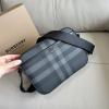 BR2374BK-GH　バーバリー BURBERRY 2025年新作 チェック柄 ショルダーバッグ スクエアバッグ メンズ