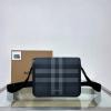 BR23722BK-GH　バーバリー BURBERRY 2025年新作 チェック柄 メッセンジャーバッグ フラップバッグ ショルダーバッグ