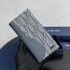 CD80022BHL-GH　クリスチャンディオール CHRISTIAN DIOR 2025年新作 サドル バーティカル ロングウォレット 2つ折り長財布 メンズ レザー