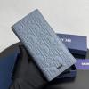 CD80022ZHL-GH　クリスチャンディオール CHRISTIAN DIOR 2025年新作 サドル バーティカル ロングウォレット 2つ折り長財布 メンズ レザー
