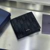 CD80031BQK-GH　クリスチャンディオール CHRISTIAN DIOR 2025年新作  ショートウォレット 2つ折り短財布 メンズ オブリーク ジャカード
