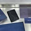 CD80051PBK-GH　クリスチャンディオール CHRISTIAN DIOR 2025年新作  サドル カードケース 2つ折り短財布 メンズ レザー