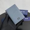 CD80052CHL-GH　クリスチャンディオール CHRISTIAN DIOR 2025年新作  CD Icon カードケース 2つ折り短財布 メンズ レザー