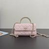 CH99194FH-GH　シャネル CHANEL 2025年新作 ミニケリー チェーンポーチ ショルダーバッグ トートバッグ キャビアスキン