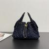 CH99442BLS-GH　シャネル CHANEL 2025年新作 スモールバッグ チェーンポーチ ショルダーバッグ ドローストリング レディース ツイード