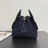 CH99443BSL-GH　シャネル CHANEL 2025年新作 ミディアムバッグ チェーンポーチ ショルダーバッグ ドローストリング レディース ツイード