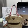 PD1BA463XS-GH　プラダ PRADA 2025年新作 スモール クロシェ バッグ トートバッグ バケットバッグ ショルダーバッグ 