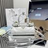 PD1BA486BS-GH　プラダ PRADA 2025年新作 ボニー スモール トートバッグ ショルダーバッグ ソフトルックスレザー