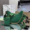 PD1BH204SJGL-GH　プラダ PRADA 2025年新作 ミニバッグ ホーボーバッグ ショルダーバッグ カーフスキン 
