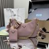 PD1BH204SJQF-GH　プラダ PRADA 2025年新作 ミニバッグ ホーボーバッグ ショルダーバッグ カーフスキン 