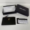 PD2MC086LBK-GH　プラダ PRADA 2025年新作 カードホルダー ジップウォレット ショートウォレット カード入れ 小銭入れ レザー 