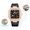PPT25001JBK-JS　パテックフィリップ PATEK PHILIPPE 2025年新作 CUBITUS ウォッチ メンズ オートマティック 腕時計 本革ベルト