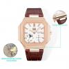 PPT25001JBS-JS　パテックフィリップ PATEK PHILIPPE 2025年新作 CUBITUS ウォッチ メンズ オートマティック 腕時計 本革ベルト