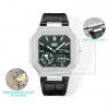 PPT25001YMG-JS　パテックフィリップ PATEK PHILIPPE 2025年新作 CUBITUS ウォッチ メンズ オートマティック 腕時計 本革ベルト