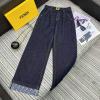 KNFD25001-JS　フェンディ FENDI 2025年新作 ジーンズ ストレート デニムパンツ レディース 