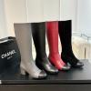 CHJ25071D-26　シャネル CHANEL 2025年新作 ロングブーツ ローヒールシューズ レディース 靴