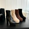 CHJ25072D-26　シャネル CHANEL 2025年新作 アンクルブーツ ショートブーツ ハイヒールシューズ レディース 靴