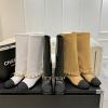 CHJ25075GP-26　シャネル CHANEL 2025年新作 ミディブーツ フラットシューズ レディース 靴
