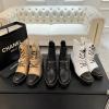 CHJ25079-26　シャネル CHANEL 2025年新作 ミディブーツ マーティンブーツ フラットシューズ レディース 靴