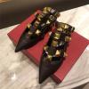 VTJ25018PJS-26　ヴァレンティノ Valentino 2025年新作 ロックスタッズ フラットフォーム サンダル レディース 靴