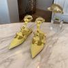 VTJ25018PJY-26　ヴァレンティノ Valentino 2025年新作 ロックスタッズ フラットフォーム サンダル レディース 靴