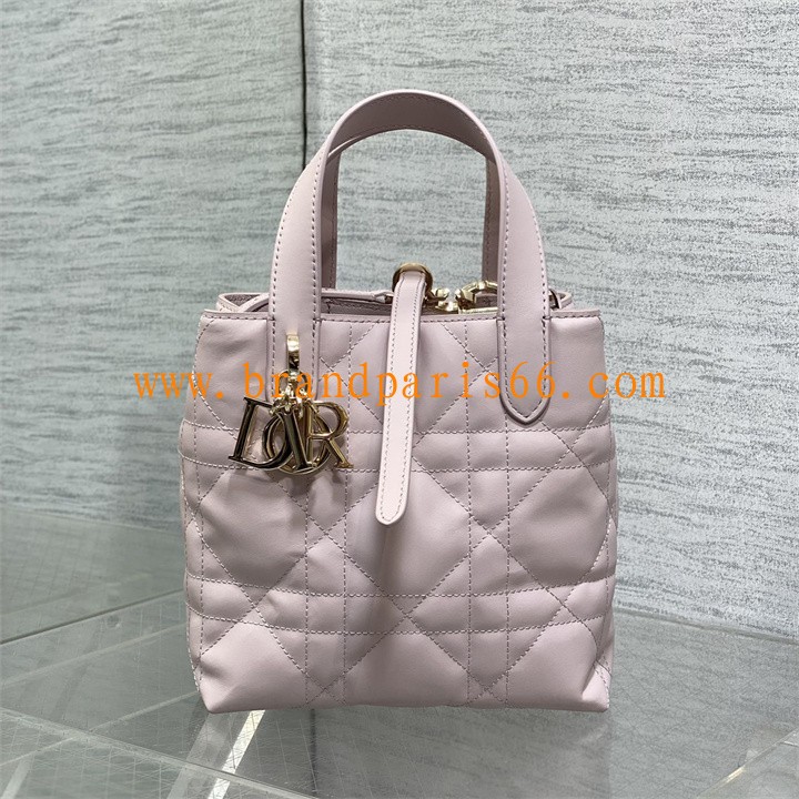 CD2835QFH-GH　クリスチャンディオール CHRISTIAN DIOR 2025年新作  トゥジュール ミニ トートバッグ ハンドバッグ ショルダーバッグ レディース レザー 