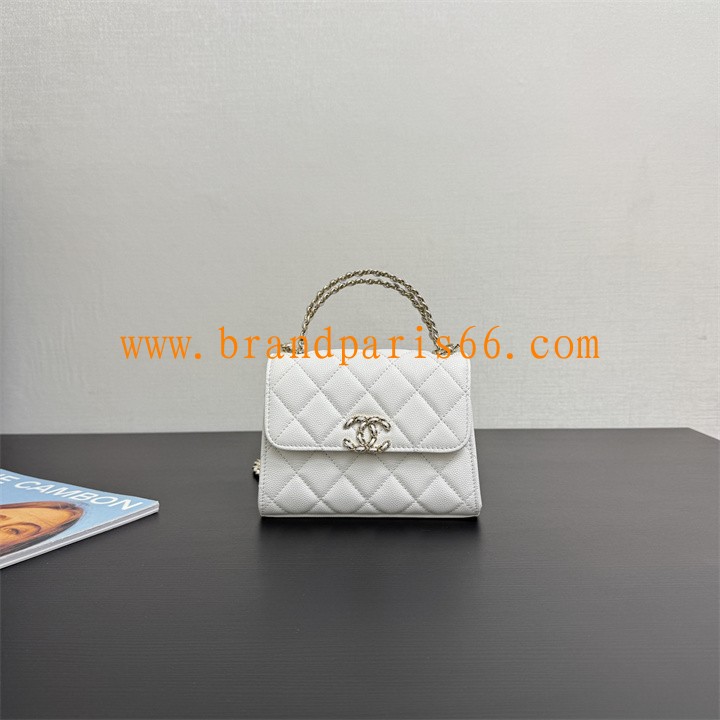 CH99188BS-GH　シャネル CHANEL 2025年新作 2つ折り短財布 ミニケリー チェーンポーチ ショルダーバッグ 短財布 キャビアスキン