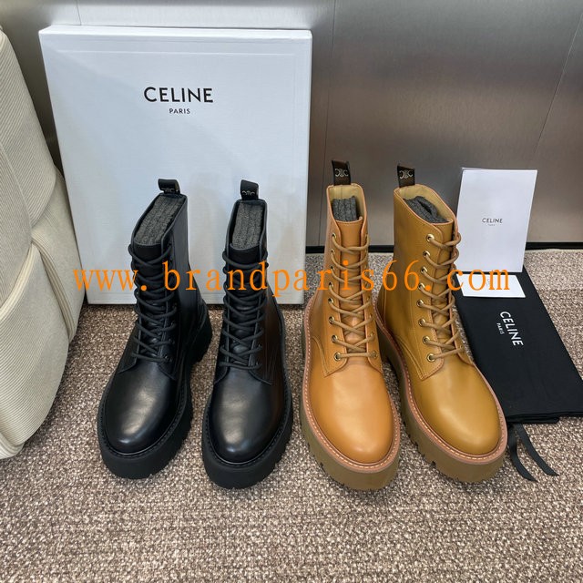 CEJ25002-26　セリーヌ CELINE 2025年新作 ショートブーツ フラットシューズ ソックスブーツ 登山靴 レディース カジュアル