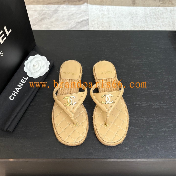 CHJ25066P-26　シャネル CHANEL 2025年新作 フリップフロップ フラットスリッパ レディースシューズ カジュアルミュール
