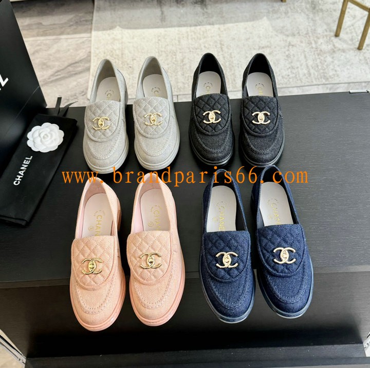CHJ25067PB-26　シャネル CHANEL 2025年新作 ローファー フラットシューズ レザーシューズ レディース 靴