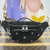 M13961-057 ルイヴィトン LOUISVUITTON 2025年新作 ラッシュ バムバッグ ウェストバッグ ショルダーバッグ ベルトバッグ LV ブラゾン デニム