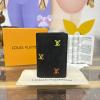M13965-057 ルイヴィトン LOUISVUITTON 2025年新作 カードケース オーガナイザー ドゥ ポッシュ カードポケット 二つ折り短財布 LV ブラゾン デニム