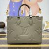 M25523-057 ルイヴィトン LOUISVUITTON 2025年新作 オンザゴー MM トートバッグ ショルダーバッグ カウハイドレザー
