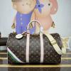 M25822-057 ルイヴィトン LOUISVUITTON 2025年新作 キーポル バンドリエール 45 トートバッグ ボストンバッグ モノグラム キャンバス