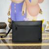 M25955-057 ルイヴィトン LOUISVUITTON 2025年新作 テイクオフ ポーチ クラッチバッグ セカンドバッグ ワクシーカーフレザー LV アエログラム