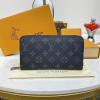 M42617-057 ルイヴィトン LOUISVUITTON 2025年新作 ジッピー ウォレット ラウンドファスナー長財布 ロングウォレット モノグラム エクリプス キャンバス