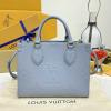 M46840-057 ルイヴィトン LOUISVUITTON 2025年新作 オンザゴー PM トートバッグ ショルダーバッグ カーフレザー