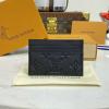 M81415-057 ルイヴィトン LOUISVUITTON 2025年最新入荷 ポルト カルト ダブル カードケース カードポケット 名刺れ モノグラム シャドウ レザー