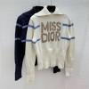 MCCD25016-XG　クリスチャンディオール CHRISTIAN DIOR 2025年新作 ロングスリーブ セーター 開襟 カシミヤニット レディース