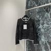 MCCH25007-XG　シャネル CHANEL 2025年新作 レース 透かし彫り セーター ロングスリーブ ニット クルーネック レディース