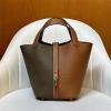 HPT18LJHZ-063　エルメス HERMES 2025新作 ピコタン18 PM ハンドバッグ トートバッグ TCレザー