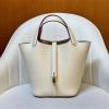 HPT18PJBR-063　エルメス HERMES 2025新作 ピコタン18 PM ハンドバッグ トートバッグ TCレザー